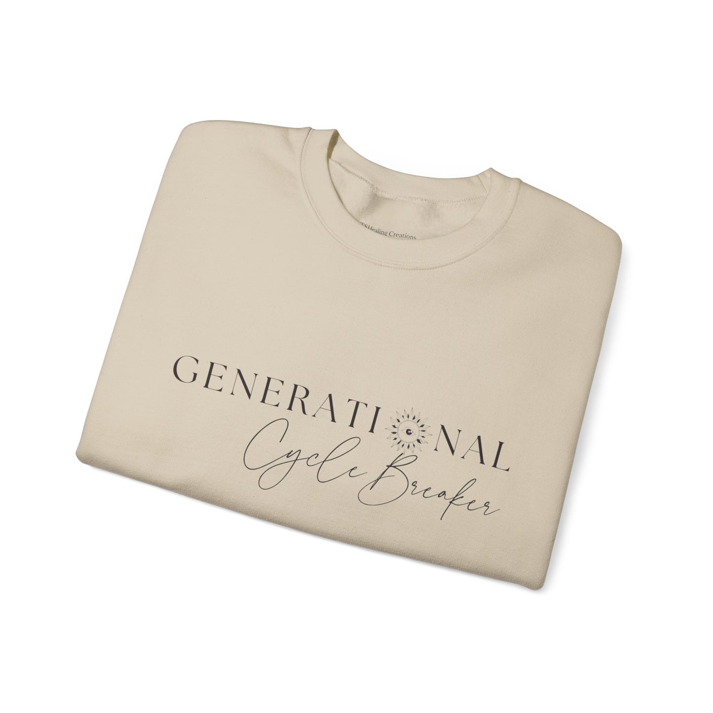 Generational Cycle Breaker Unisex Crewneck Center Sweatshirt