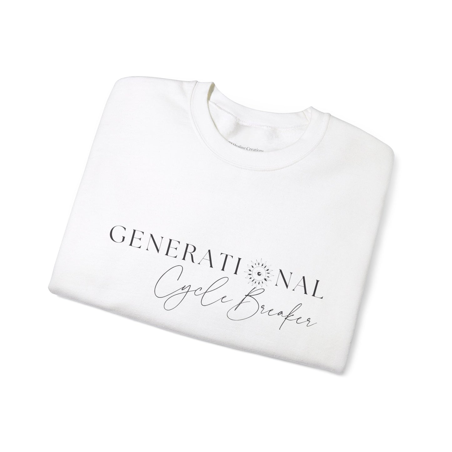 Generational Cycle Breaker Unisex Crewneck Center Sweatshirt