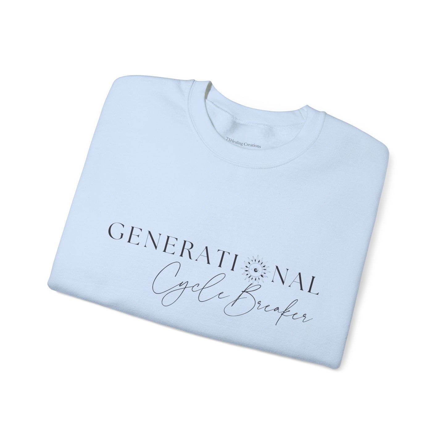 Generational Cycle Breaker Unisex Crewneck Center Sweatshirt