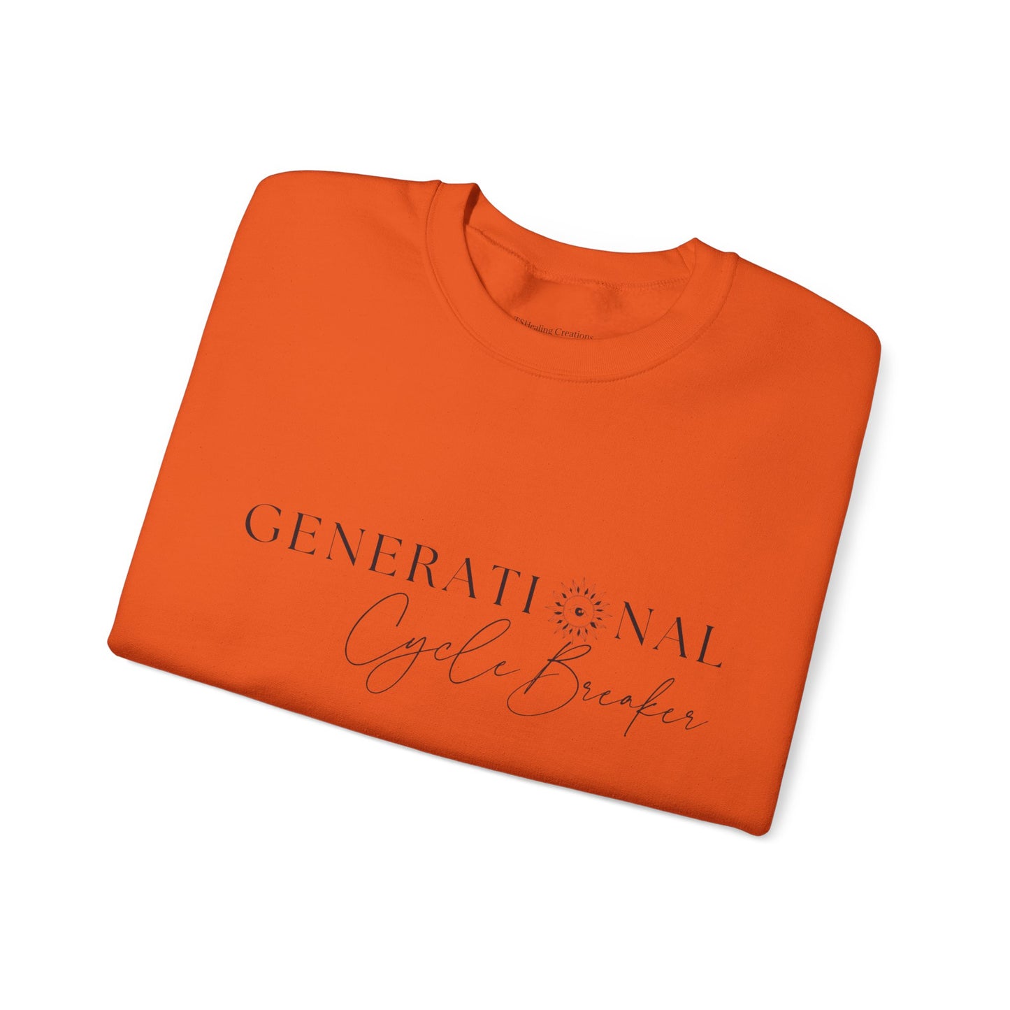 Generational Cycle Breaker Unisex Crewneck Center Sweatshirt