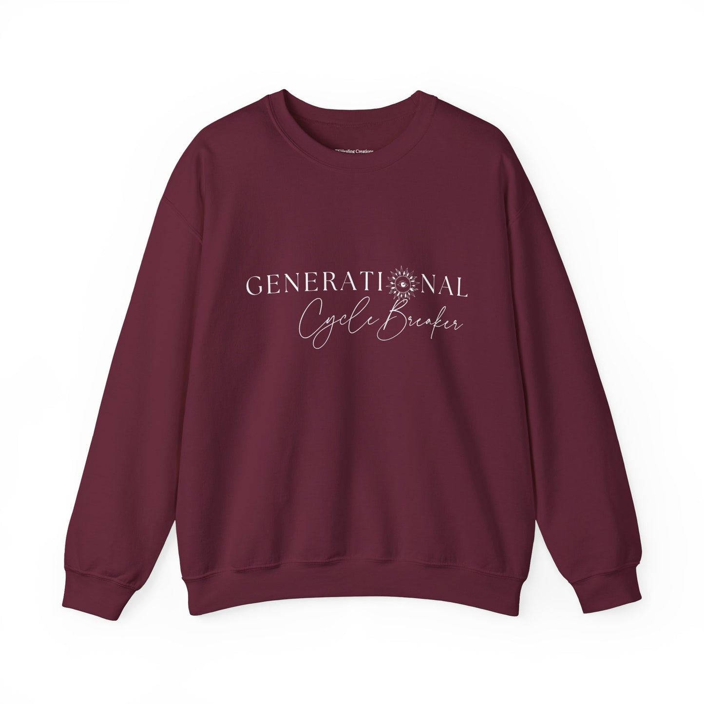 Generational Cycle Breaker Unisex Crewneck Center Sweatshirt