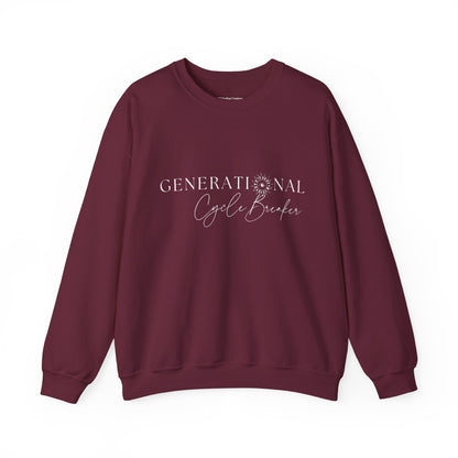 Generational Cycle Breaker Unisex Crewneck Center Sweatshirt