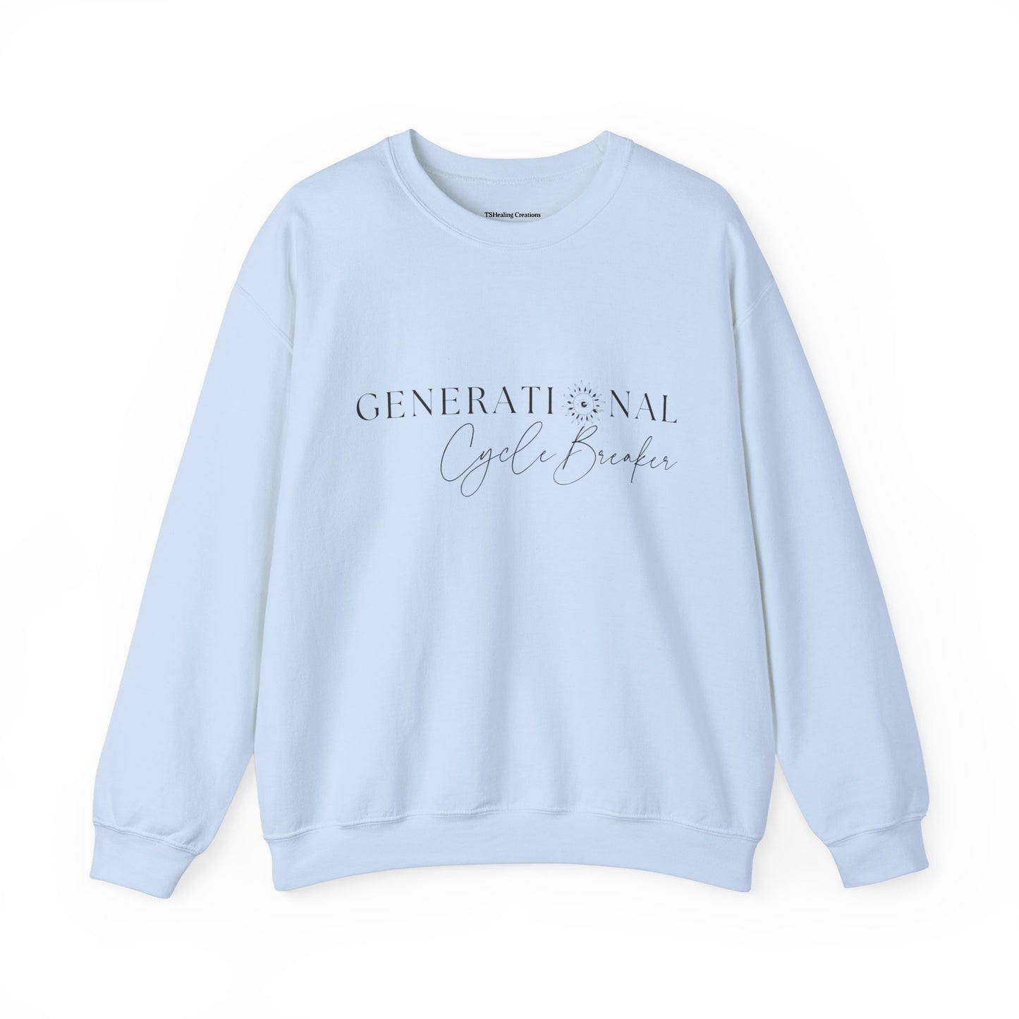 Generational Cycle Breaker Unisex Crewneck Center Sweatshirt