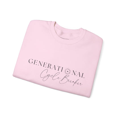 Generational Cycle Breaker Unisex Crewneck Center Sweatshirt