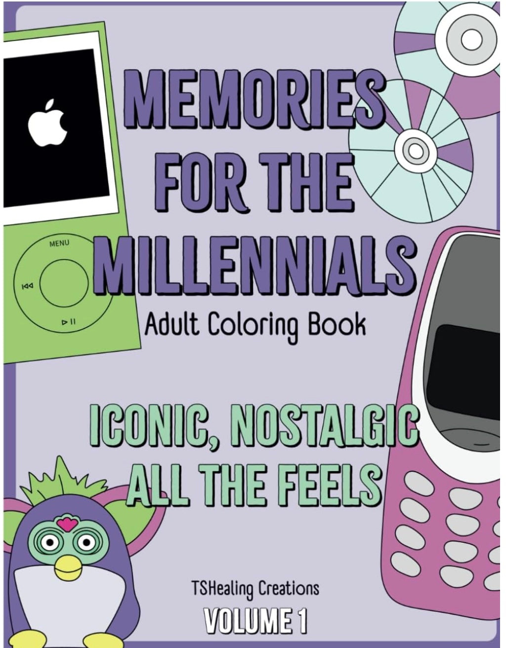 Memories for the Millennials Adult Coloring Book